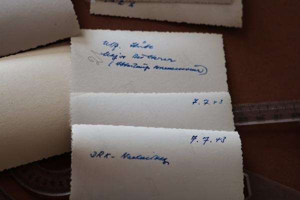 14 alte Fotos - Besuch DRK-Schwestern bei Einheit - Feier 1943